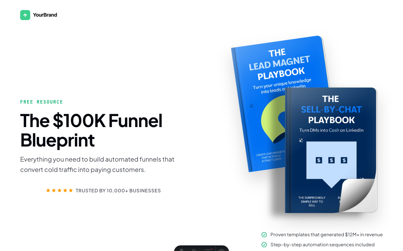 Lead Magnet (Form) template preview