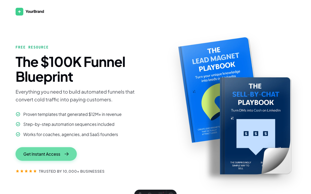 Lead Magnet (CTA) template preview
